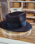 WHIPPET FEDORA | BEAVER FIFTY | OXBLOOD COLOR | SIZE 60, US 7 1/2 - Hufvud