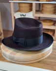 WHIPPET FEDORA | BEAVER FIFTY | OXBLOOD COLOR | SIZE 60, US 7 1/2 - Hufvud
