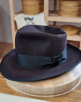 WHIPPET FEDORA | BEAVER FIFTY | OXBLOOD COLOR | SIZE 60, US 7 1/2 - Hufvud