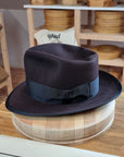 WHIPPET FEDORA | BEAVER FIFTY | OXBLOOD COLOR | SIZE 60, US 7 1/2 - Hufvud