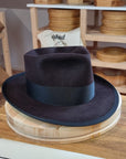 WHIPPET FEDORA | BEAVER FIFTY | OXBLOOD COLOR | SIZE 60, US 7 1/2 - Hufvud