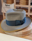 WHIPPET FEDORA | BEAVER FIFTY | STONE COLOR | SIZE 60, US 7 1/2 - Hufvud
