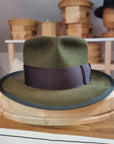 WHIPPET FEDORA | BEAVER HUNDRED | MOSS GREEN | SIZE 58, US 7 1/4 - Hufvud