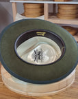 WHIPPET FEDORA | BEAVER HUNDRED | MOSS GREEN | SIZE 58, US 7 1/4 - Hufvud