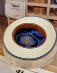 WHIPPET FEDORA | HAND WOVEN ECUADORIAN STRAW | NATURAL COLOR | SIZE 58, US 7 1/4