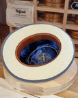 WHIPPET FEDORA | HAND WOVEN ECUADORIAN STRAW | NATURAL COLOR | SIZE 58, US 7 1/4
