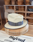 WHIPPET FEDORA | HAND WOVEN ECUADORIAN STRAW | NATURAL COLOR | SIZE 58, US 7 1/4