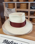 WHIPPET FEDORA | HAND WOVEN ECUADORIAN STRAW | NATURAL COLOR | SIZE 62, US 7 3/4