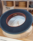 WHIPPET FEDORA | RABBIT & HARE DELUXE BLEND | OCEAN COLOR | SIZE 58, US 7 1/4 - Hufvud
