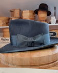 WHIPPET FEDORA | RABBIT & HARE DELUXE BLEND | OCEAN COLOR | SIZE 58, US 7 1/4 - Hufvud