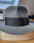 BOGART FEDORA | EMERALD GRAY | 50X BEAVER BLEND | SIZE 61, US 7 5/8