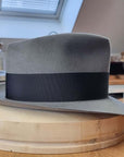 BOGART FEDORA | EMERALD GRAY | 50X BEAVER BLEND | SIZE 61, US 7 5/8