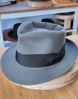 BOGART FEDORA | EMERALD GRAY | 50X BEAVER BLEND | SIZE 63, US 7 7/8