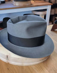 BOGART FEDORA | EMERALD GRAY | 50X BEAVER BLEND | SIZE 63, US 7 7/8