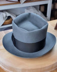 BOGART FEDORA | EMERALD GRAY | 100X BEAVER | SIZE 58, US 7 1/4
