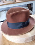OLAV FEDORA | 50X BEAVER BLEND | COGNAC | SIZE 58, US 7 1/4