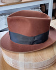 OLAV FEDORA | 50X BEAVER BLEND | COGNAC | SIZE 58, US 7 1/4