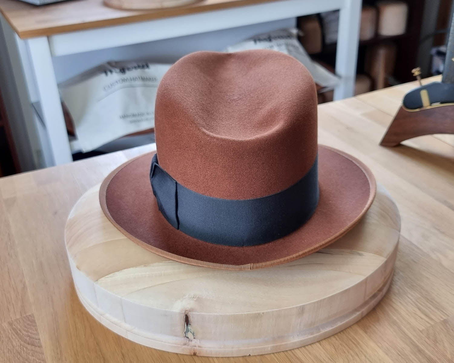 OLAV FEDORA | 50X BEAVER BLEND | COGNAC | SIZE 58, US 7 1/4