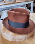 OLAV FEDORA | 50X BEAVER BLEND | COGNAC | SIZE 58, US 7 1/4