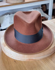 OLAV FEDORA | 50X BEAVER BLEND | COGNAC | SIZE 58, US 7 1/4