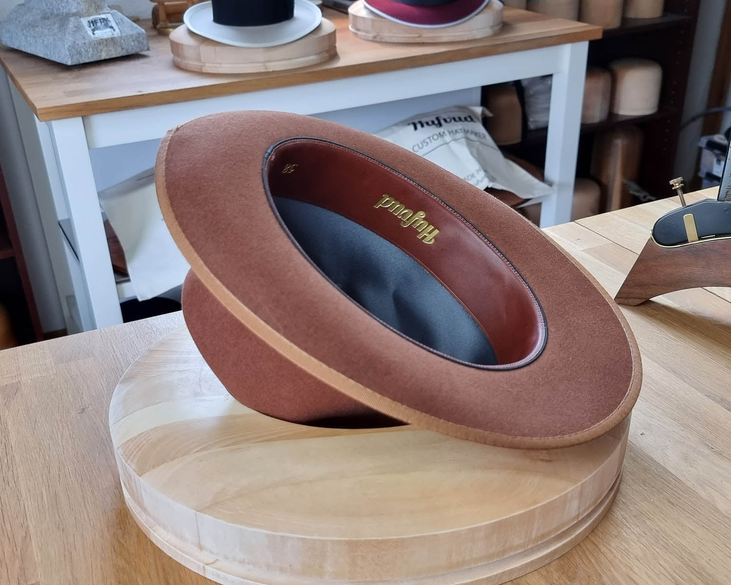 OLAV FEDORA | 50X BEAVER BLEND | COGNAC | SIZE 58, US 7 1/4