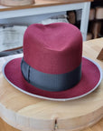 OLAV FEDORA | BURGUNDY | RABBIT & HARE DELUXE BLEND | SIZE 59, US 7 3/8