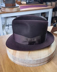 DILLINGER FEDORA | 50X BEAVER BLEND | OXBLOOD | SIZE 59, US 7 3/8