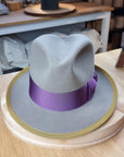 OLAV FEDORA | STONE | RABBIT & HARE DELUXE FELT | SIZE 60, US 7 1/2