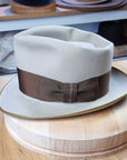 BOGART FEDORA | SILVERBELLY| 100X BEAVER | SIZE 57, US 7 1/8