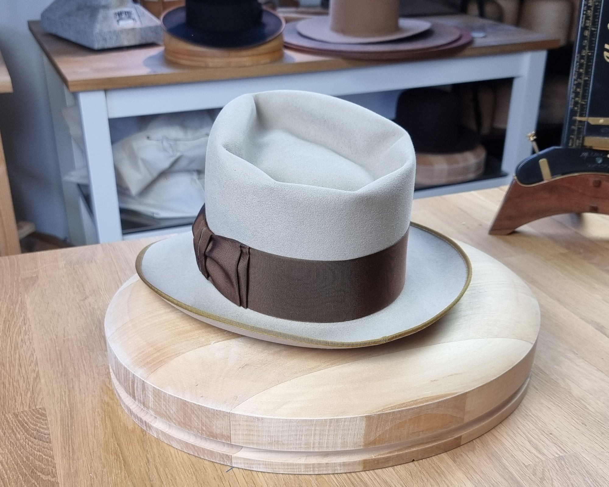 BOGART FEDORA | SILVERBELLY| 100X BEAVER | SIZE 57, US 7 1/8