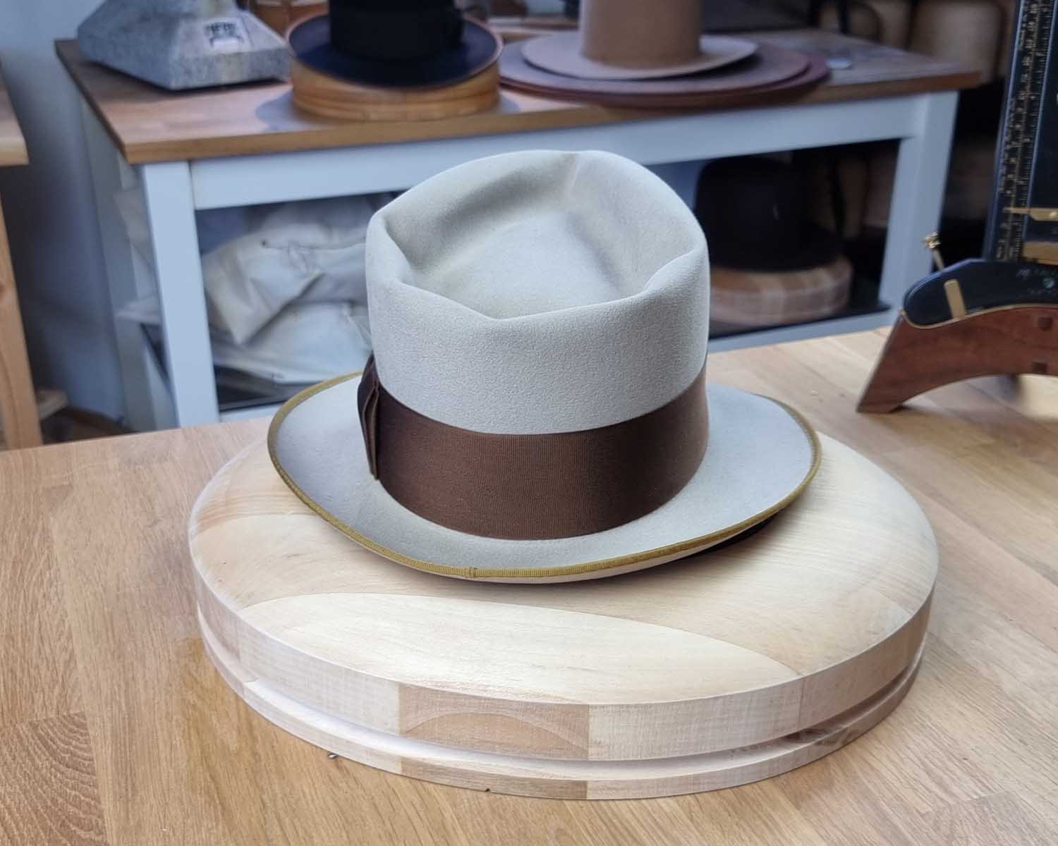 BOGART FEDORA | SILVERBELLY| 100X BEAVER | SIZE 57, US 7 1/8