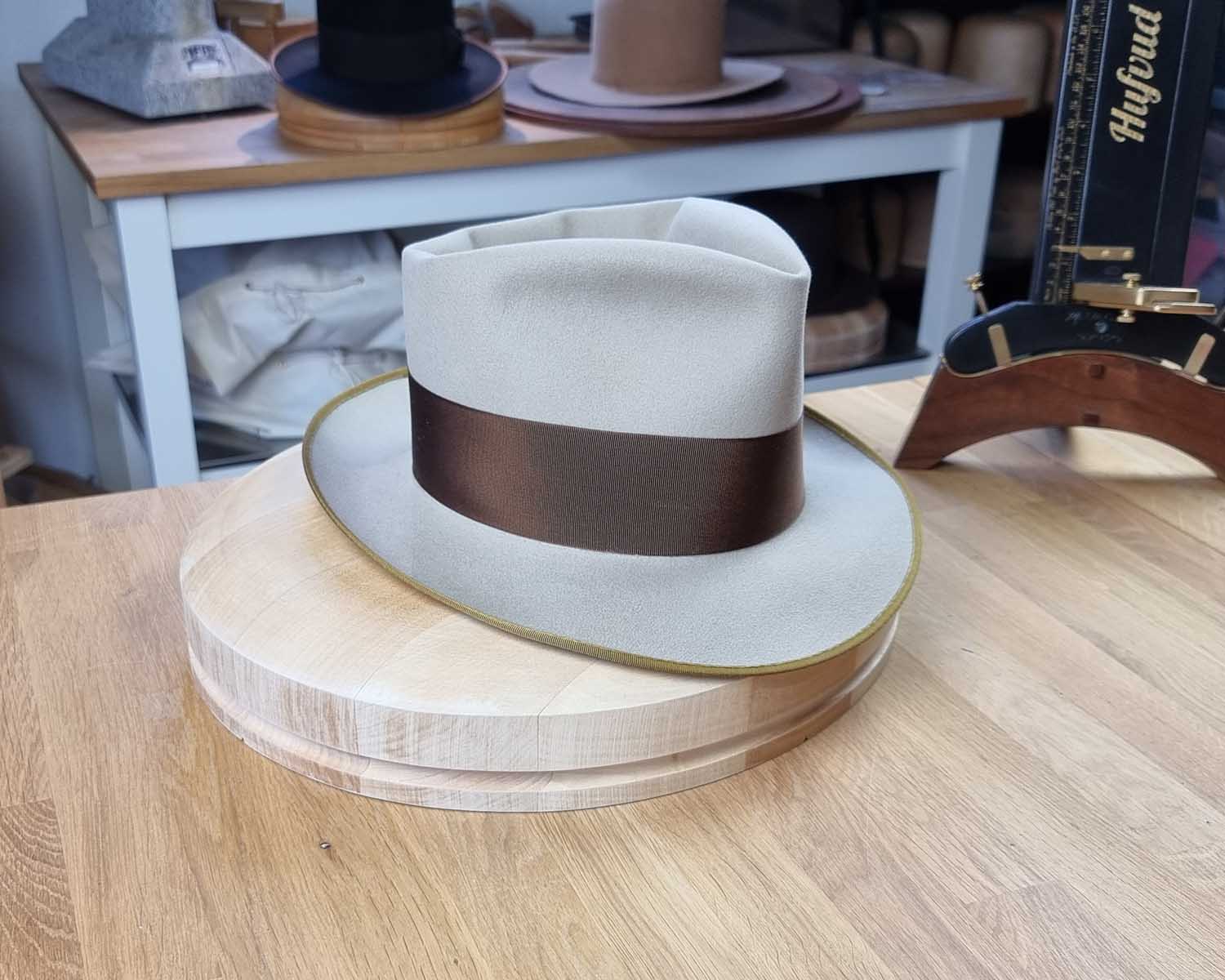 BOGART FEDORA | SILVERBELLY| 100X BEAVER | SIZE 57, US 7 1/8