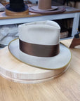 BOGART FEDORA | SILVERBELLY| 100X BEAVER | SIZE 57, US 7 1/8
