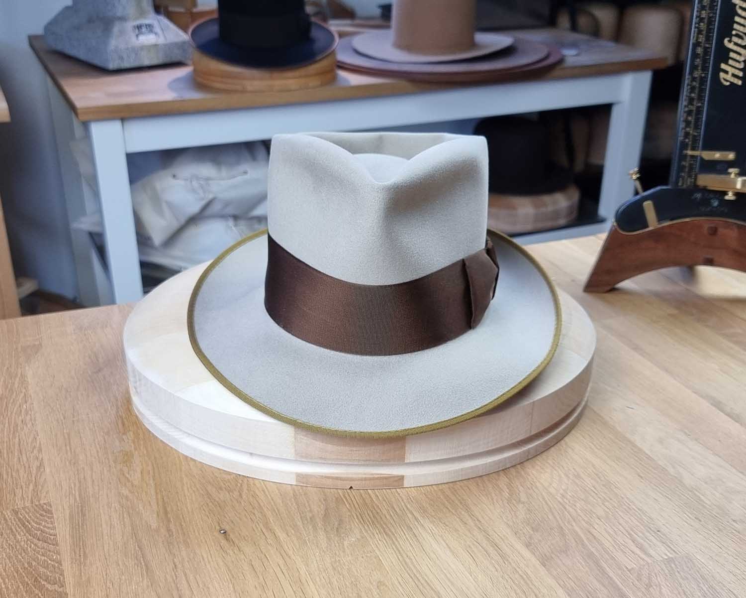 BOGART FEDORA | SILVERBELLY| 100X BEAVER | SIZE 57, US 7 1/8