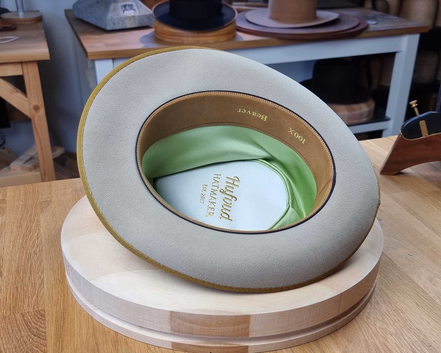 BOGART FEDORA | SILVERBELLY| 100X BEAVER | SIZE 57, US 7 1/8