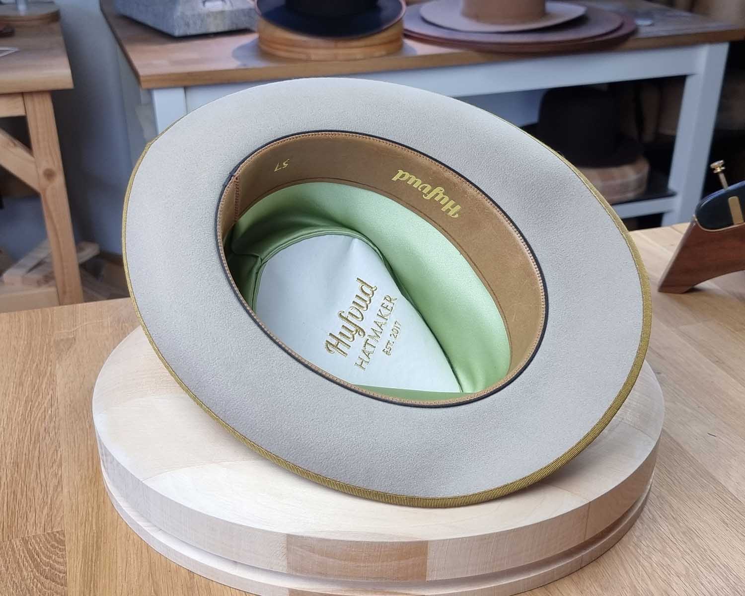 BOGART FEDORA | SILVERBELLY| 100X BEAVER | SIZE 57, US 7 1/8