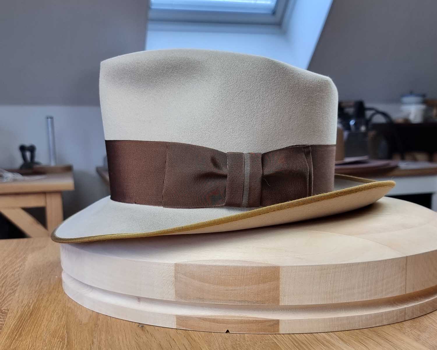 BOGART FEDORA | SILVERBELLY| 100X BEAVER | SIZE 57, US 7 1/8