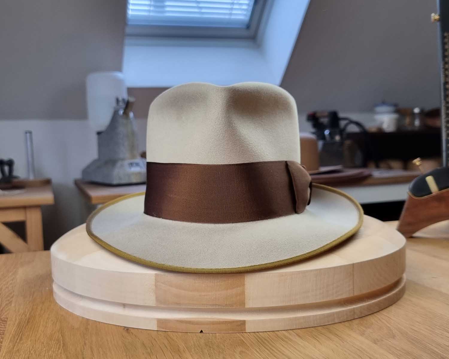 BOGART FEDORA | SILVERBELLY| 100X BEAVER | SIZE 57, US 7 1/8