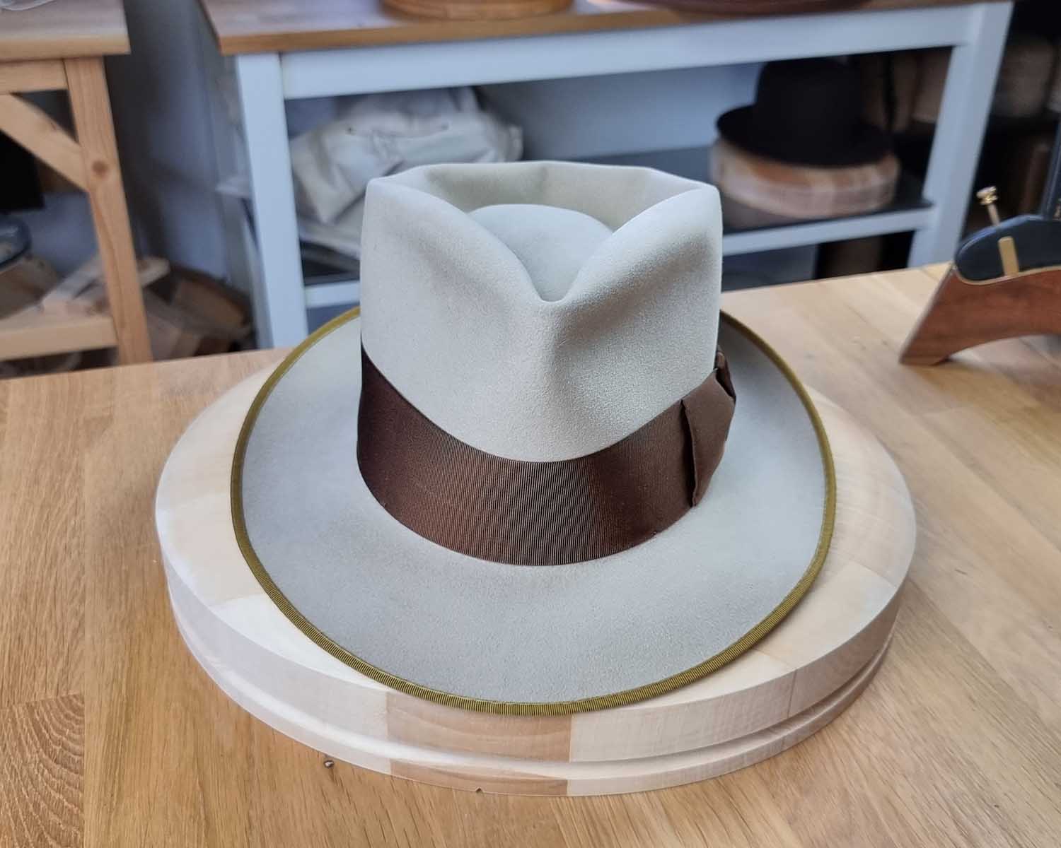 BOGART FEDORA | SILVERBELLY| 100X BEAVER | SIZE 57, US 7 1/8