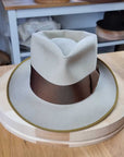 BOGART FEDORA | SILVERBELLY| 100X BEAVER | SIZE 57, US 7 1/8