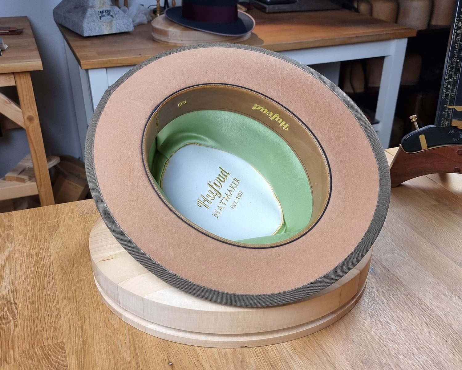 CAGNEY FEDORA | CAMEL COLOR | RABBIT BLEND | SIZE 60, US 7 1/2