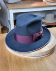 OLAV FEDORA | STEEL | 50X BEAVER BLEND | SIZE 61, US 7 5/8