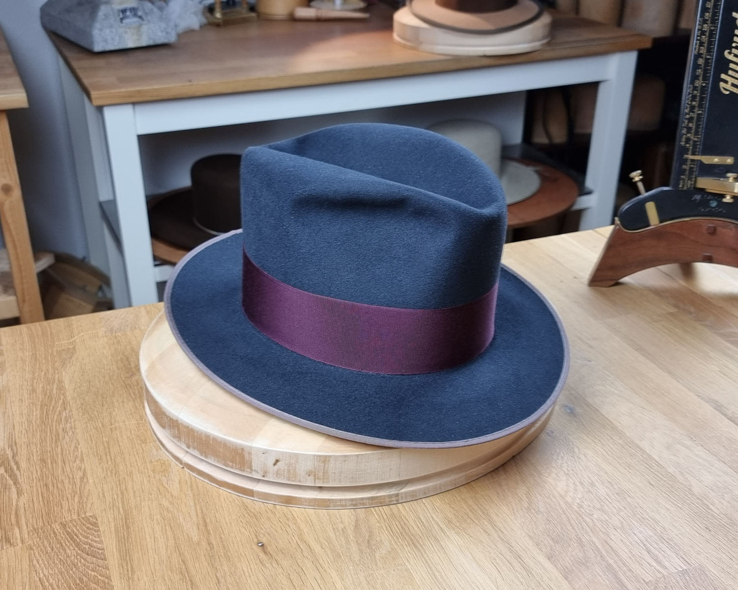 OLAV FEDORA | STEEL | 50X BEAVER BLEND | SIZE 61, US 7 5/8