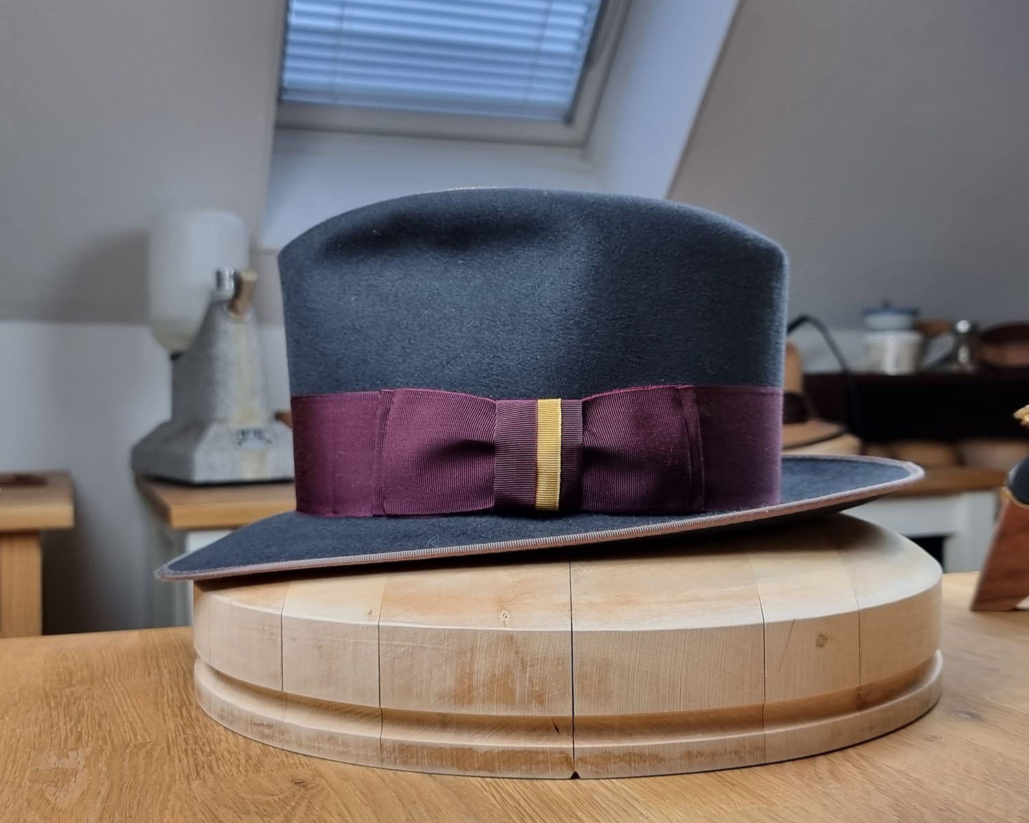 OLAV FEDORA | STEEL | 50X BEAVER BLEND | SIZE 61, US 7 5/8