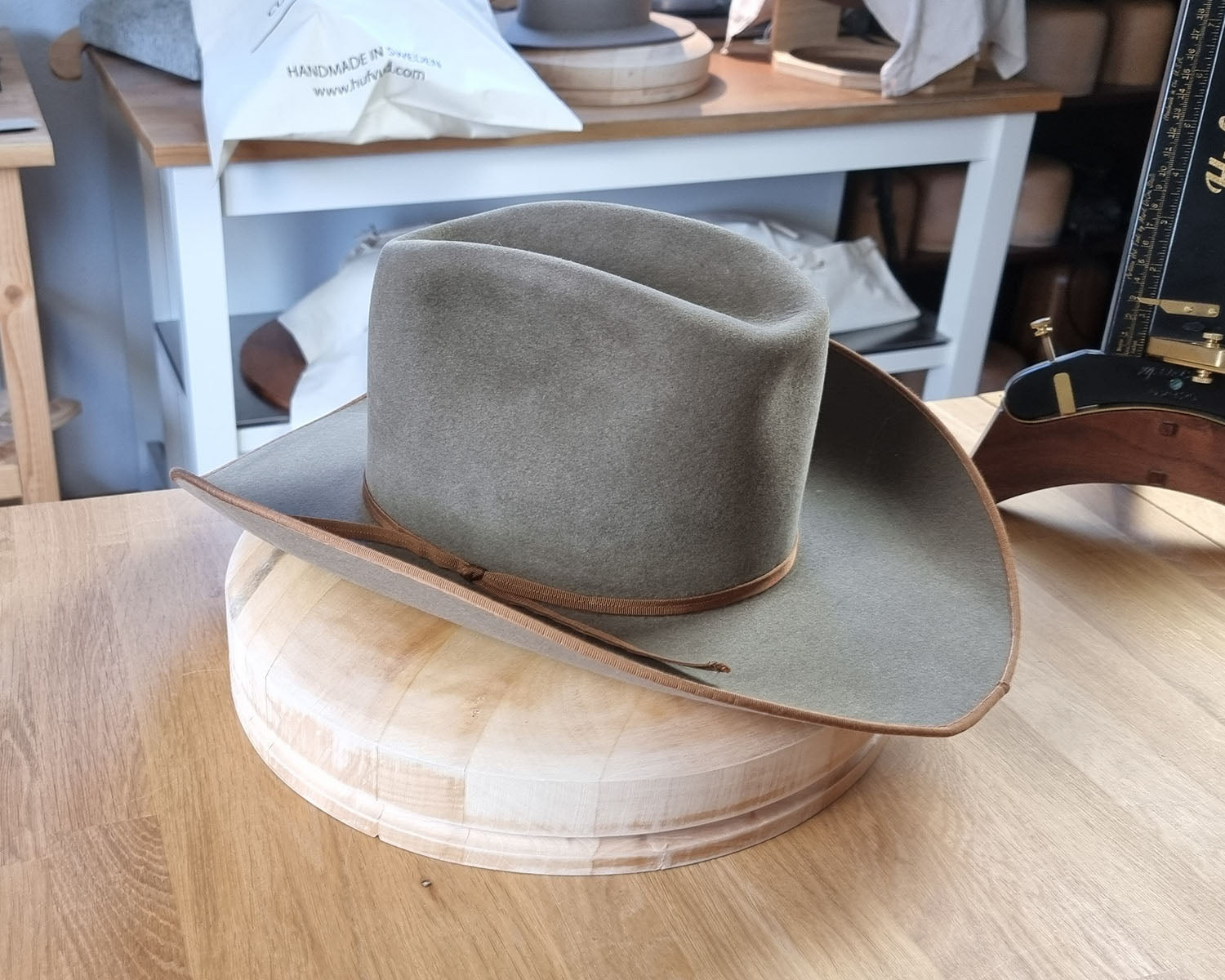 WESTERN HUFVUD HAT | RABBIT BLEND FELT | PECAN | SIZE 59, US 7 3/8