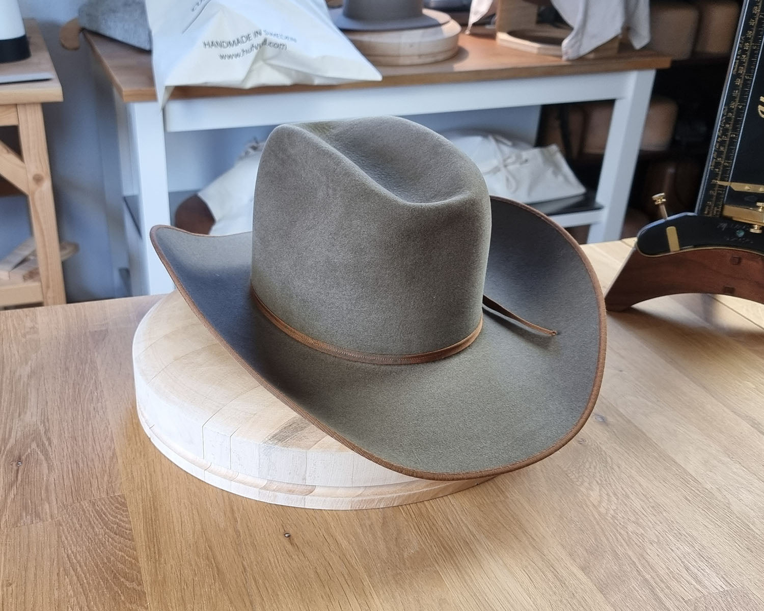 WESTERN HUFVUD HAT | RABBIT BLEND FELT | PECAN | SIZE 59, US 7 3/8