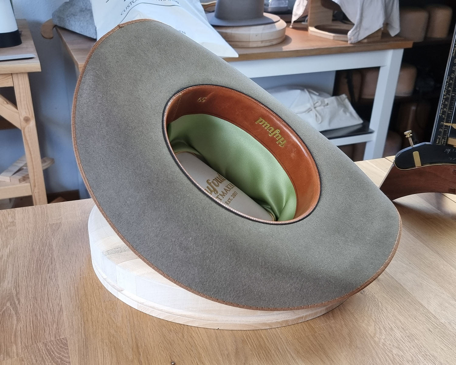 WESTERN HUFVUD HAT | RABBIT BLEND FELT | PECAN | SIZE 59, US 7 3/8