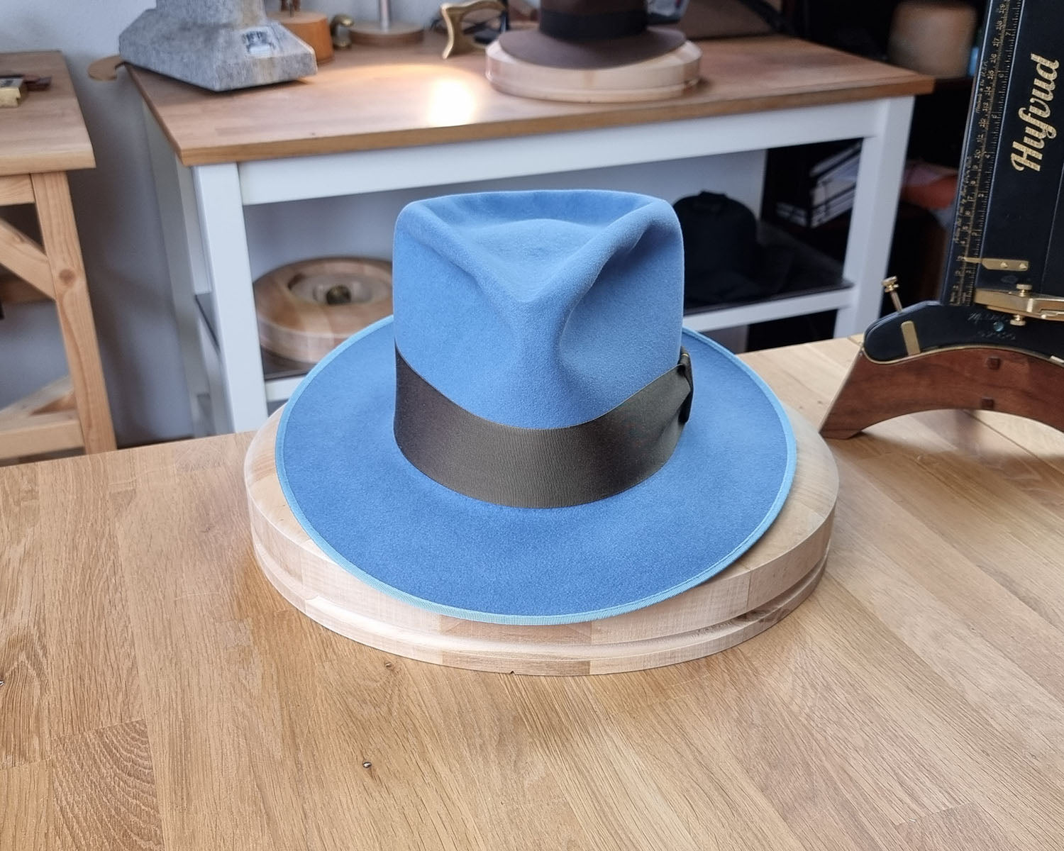 RAGNAR FEDORA | MAJESTIC BLUE | 50X BEAVER BLEND | SIZE 60, US 7 1/2
