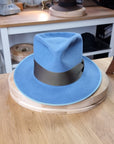 RAGNAR FEDORA | MAJESTIC BLUE | 50X BEAVER BLEND | SIZE 60, US 7 1/2