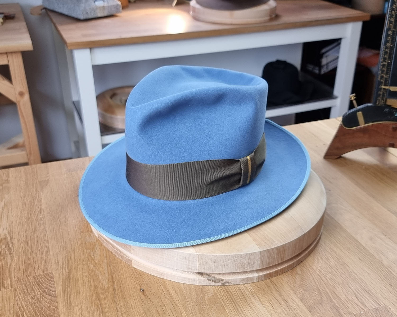 RAGNAR FEDORA | MAJESTIC BLUE | 50X BEAVER BLEND | SIZE 60, US 7 1/2